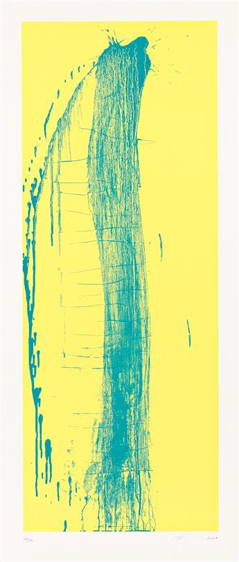 Steir, Pat (b. 1940) Waterfall Three Oversized Silkscreen Prints.